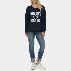 Old Varsity Brand Waffle Penn State Nittany Lions Logo LS Shirt Size XL
